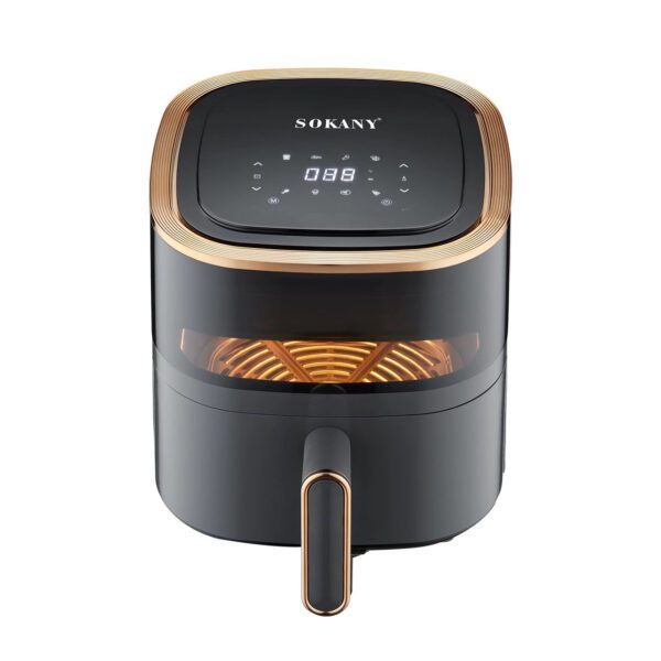 Аерофритниця 4.8 літра аерогриль Sokany безмасляна фритюрниця 1300W мультипіч настільна аеропіч_SK10014_Milantium_1
