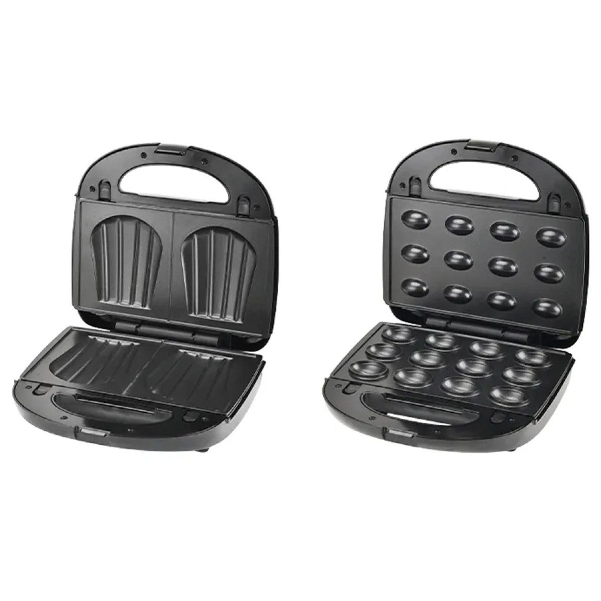 Бутербродниця електрична сендвічниця мультипекар 6 в 1 750 Вт та антипригарне покриття Sokany SK-B908_SKB908BST_Milantium_2