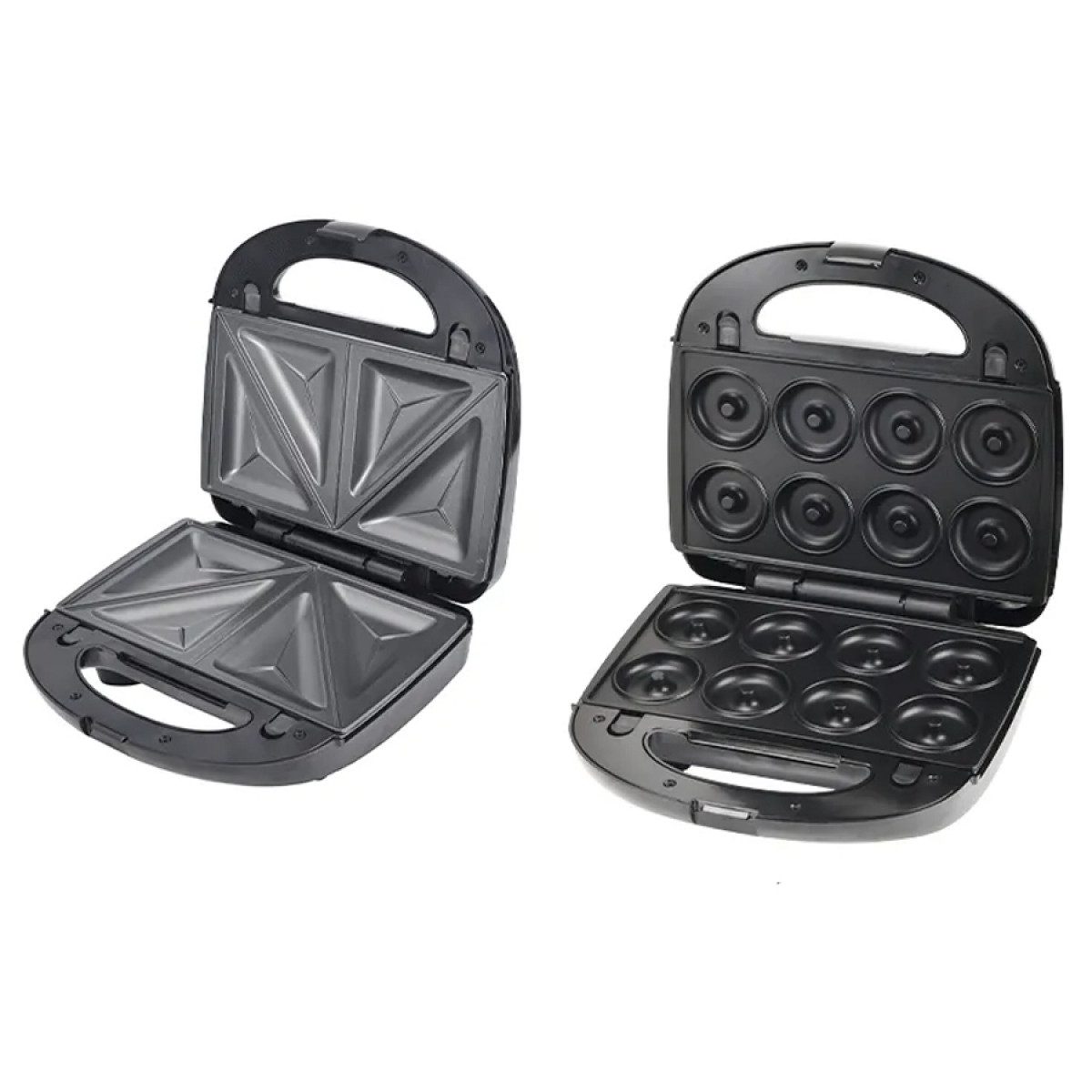 Бутербродниця електрична сендвічниця мультипекар 6 в 1 750 Вт та антипригарне покриття Sokany SK-B908_SKB908BST_Milantium_4