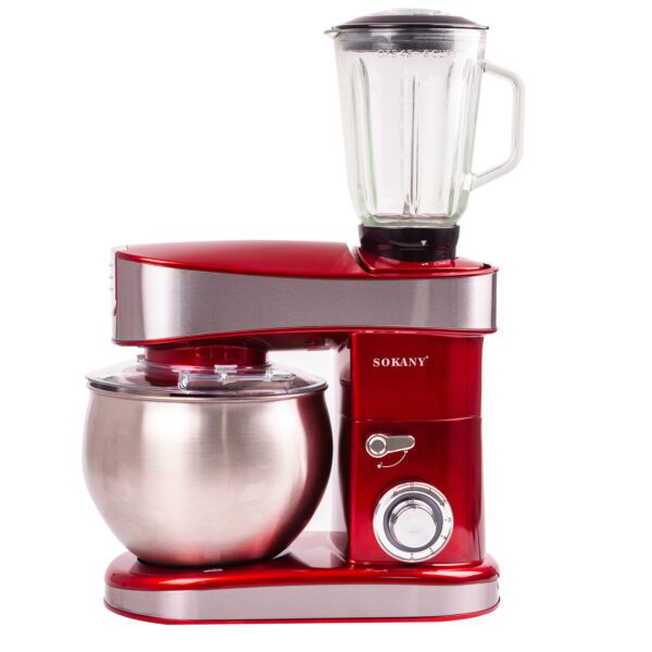 Кухонна машина Sokany SC-213C Stand Mixer 4-in-1 1200W_SC213CR_Milantium_2