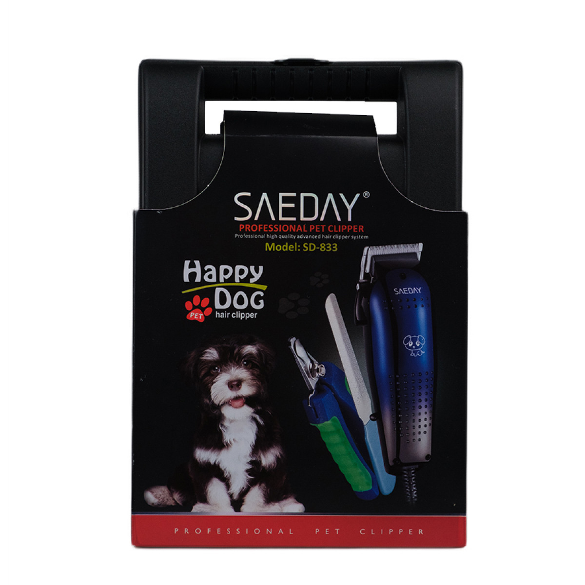 Машинка для стрижки тварин Saeday SD-833 Professional Pet Clipper машинки для стрижки собак_SD833NB_Milantium_5