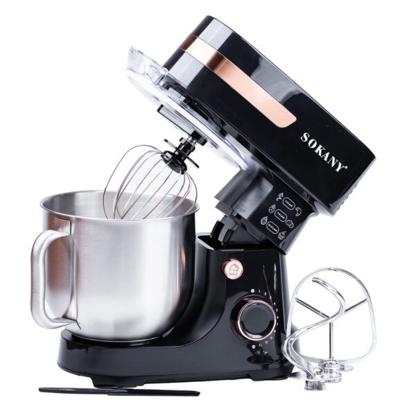 Міксер стаціонарний Sokany SK-276 Kitchen Master Stand Mixer 1000W 6l міксер з чашею_SK276_Milantium_1
