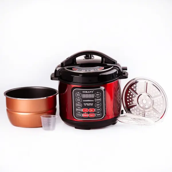 Мультиварка Sokany SK-2402-5L Pressure Cooker 1000W 5l мультиварки пароварки_SK24025_Milantium_3