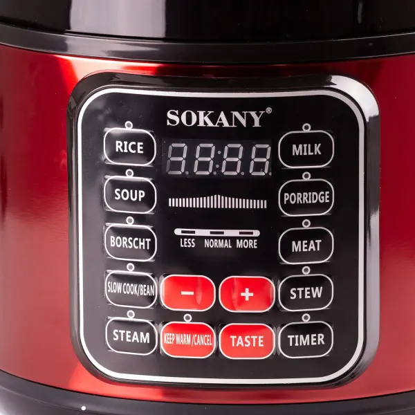 Мультиварка Sokany SK-2402-5L Pressure Cooker 1000W 5l мультиварки пароварки_SK24025_Milantium_5