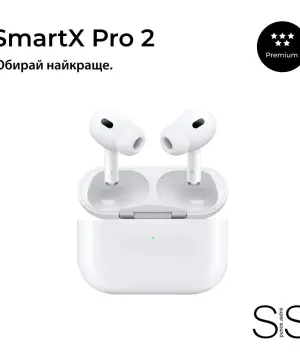 Навушники бездротові TWS SmartX Pro 2 Premium Bluetooth навушники з мікрофоном SAP2P_SAP2P_Milantium_1