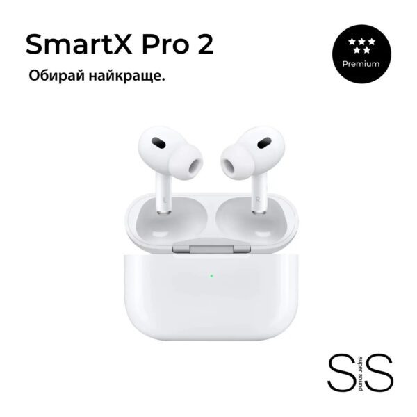 Навушники бездротові TWS SmartX Pro 2 Premium Bluetooth навушники з мікрофоном SAP2P_SAP2P_Milantium_1