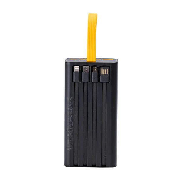 Повербанк SmartX Fast Charge Power Bank 20000mAh зовнішній акумулятор 4 вбудованих кабелі X-101_X101_Milantium_2