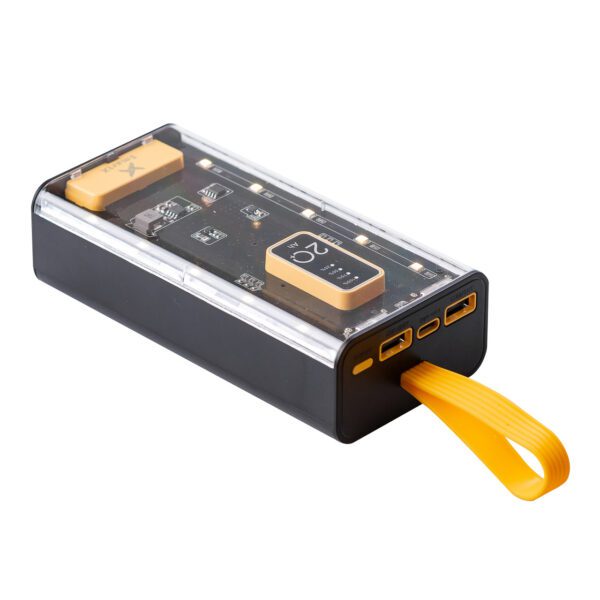 Повербанк SmartX Fast Charge Power Bank 20000mAh зовнішній акумулятор 4 вбудованих кабелі X-101_X101_Milantium_3