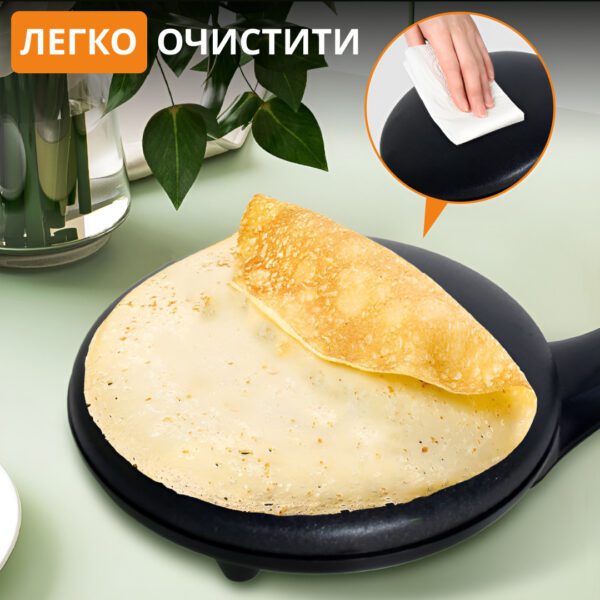 Сковорода для млинців електрична з антипригарним покриттям діаметр 20 см Sokany 650 Вт_SK5208_Milantium_3