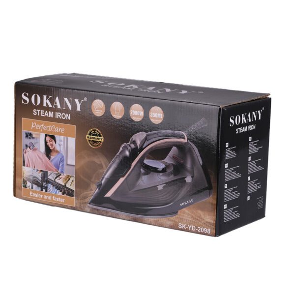 Праска Sokany SK-YD-2098 Steam Iron 2000W праска парова_SKYD2098B_Milantium_5