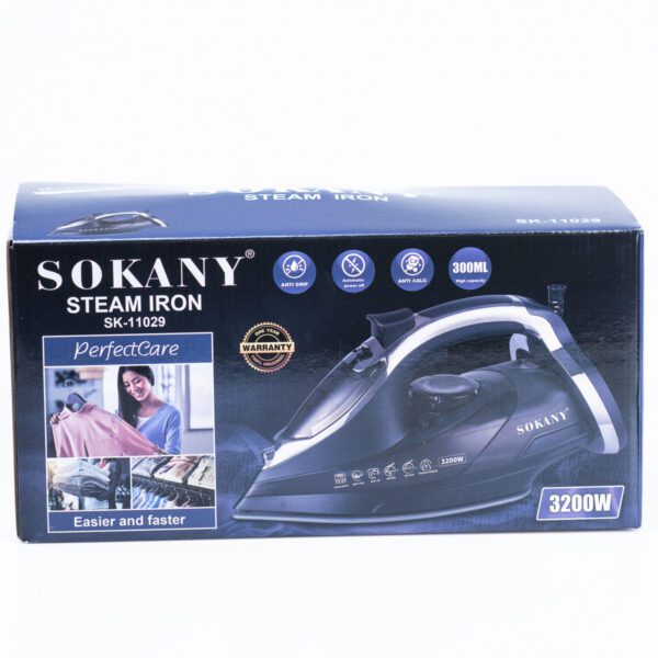 Праска Sokany SK-11029 Steam Iron 3200W паровий утюг_SK11029_Milantium_6
