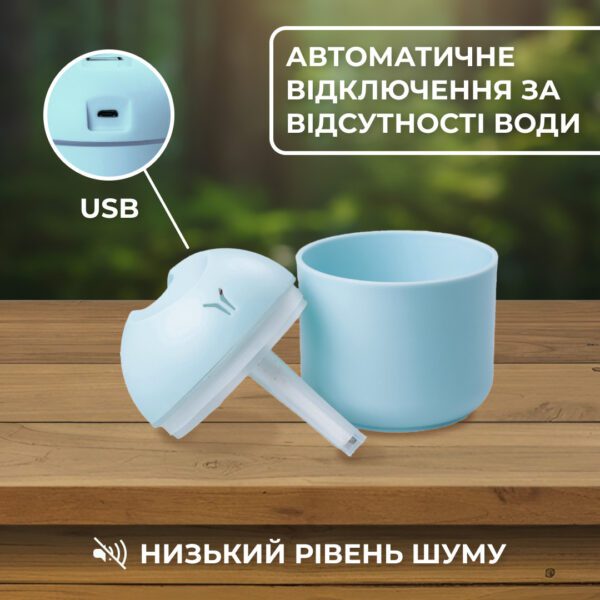 Зволожувач повітря USB Colorfull Humidifier 250ml зволожувач для повітря_HPBH14605BL_Milantium_4