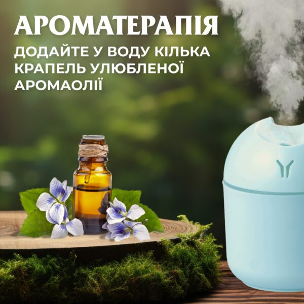 Зволожувач повітря USB Colorfull Humidifier 250ml зволожувач для повітря_HPBH14605BL_Milantium_6