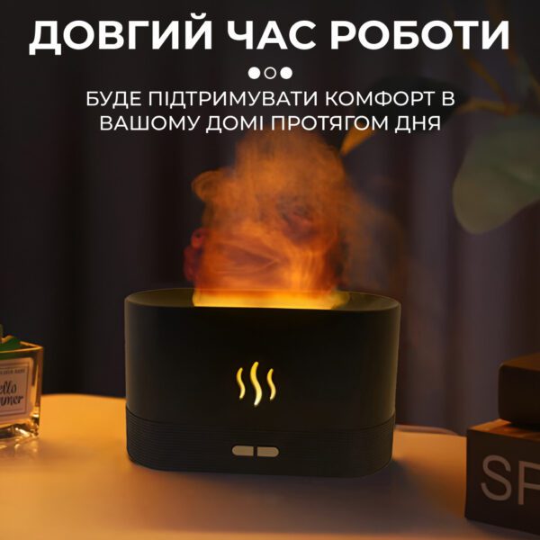 Зволожувач повітря Flame Aroma Diffuser міні зволожувач повітря_HPBH14222B_Milantium_7
