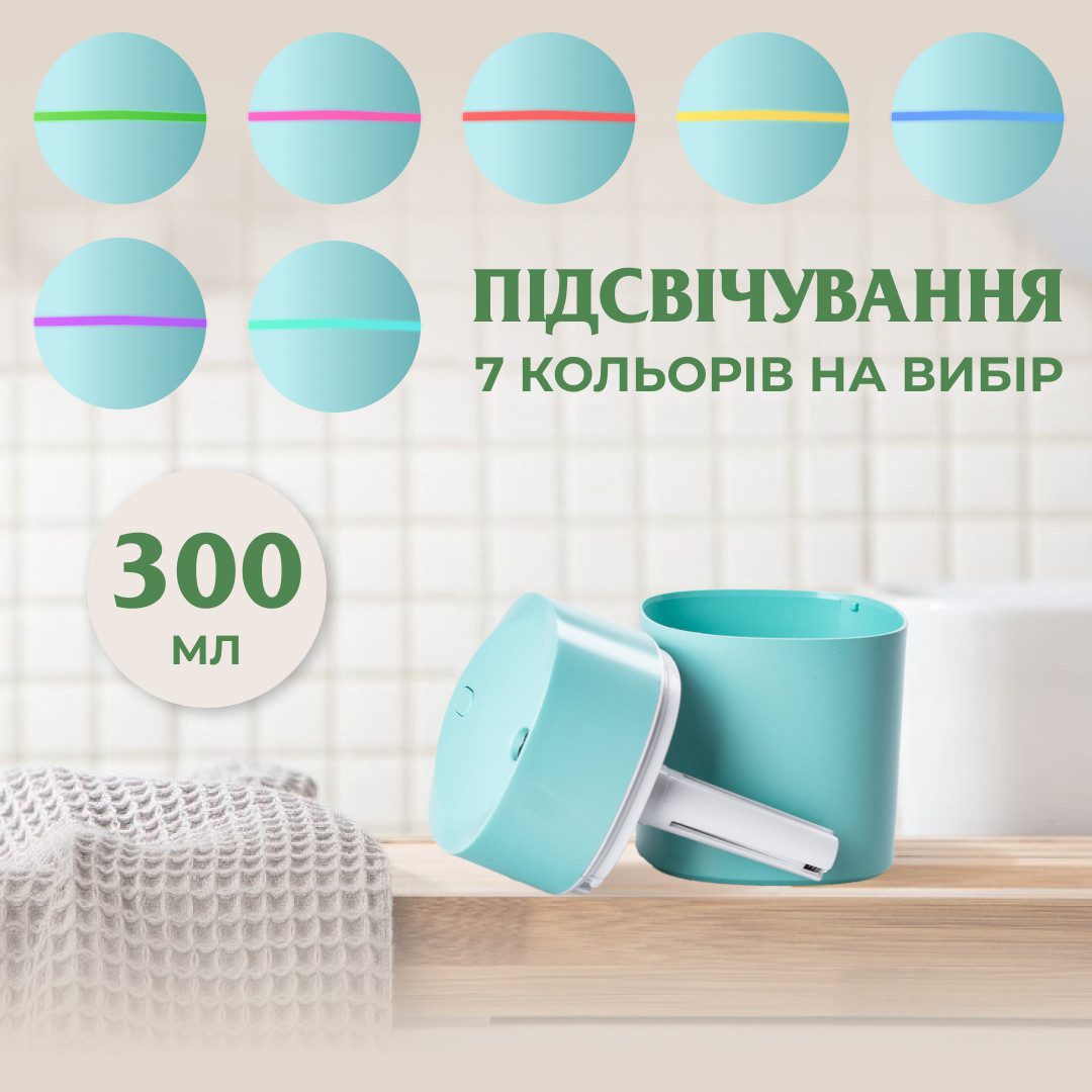 Зволожувач повітря Humidifier USB 200ml міні зволожувач повітря_HPBH13330BL_Milantium_6