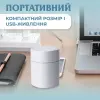 Зволожувач повітря Humidifier USB 200ml міні зволожувач повітря Білий_HPBH13330W_Milantium_6