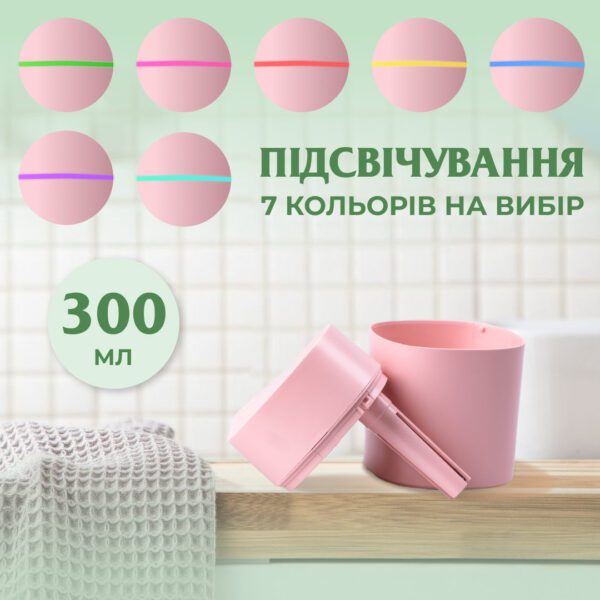 Зволожувач повітря Humidifier USB 200ml міні зволожувач повітря Рожевий_HPBH13330P_Milantium_4
