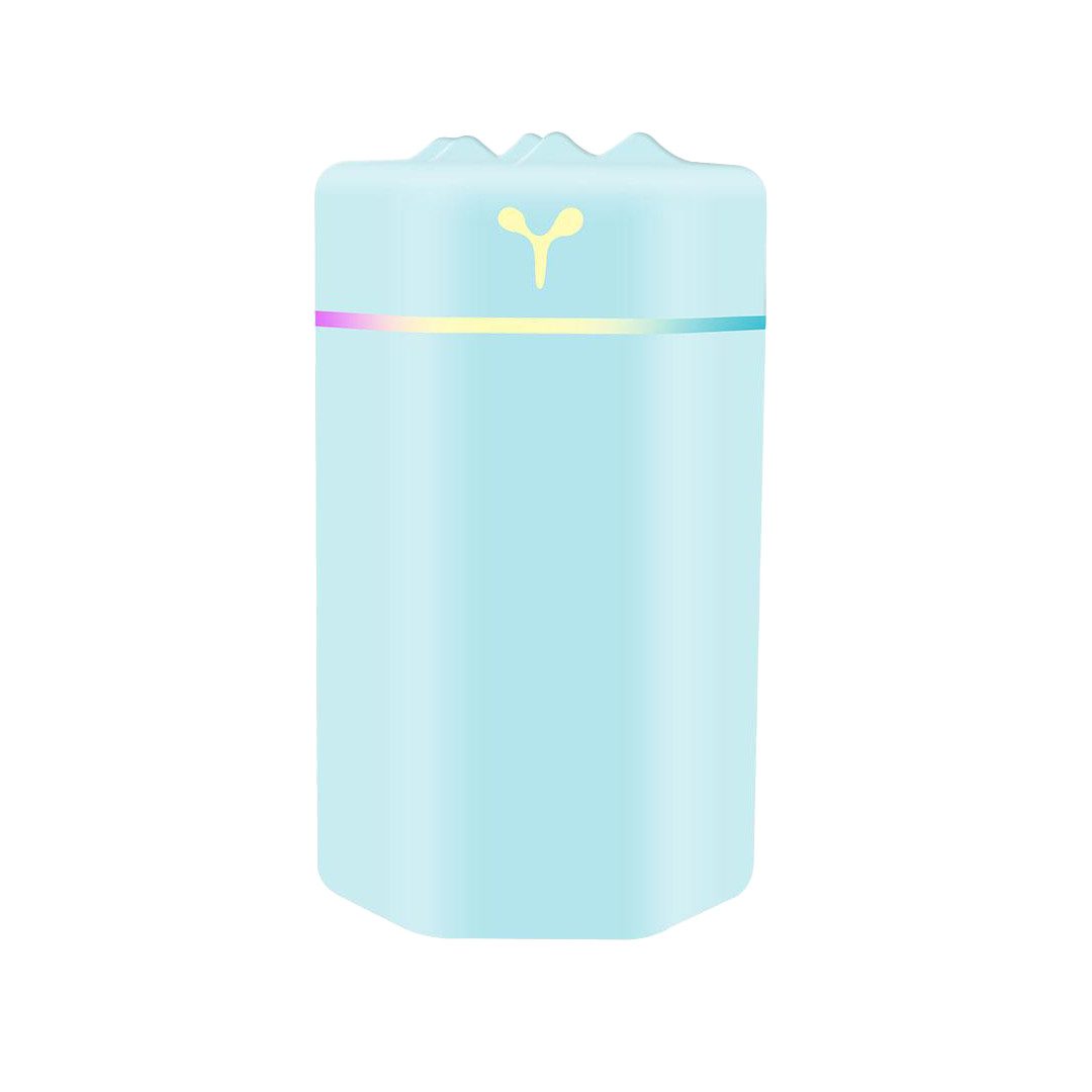 Зволожувач повітря для дому портативний USB 300 мл ароматичний дифузор з підсвічуванням Блакитний_HPBH16987BL_Milantium_2