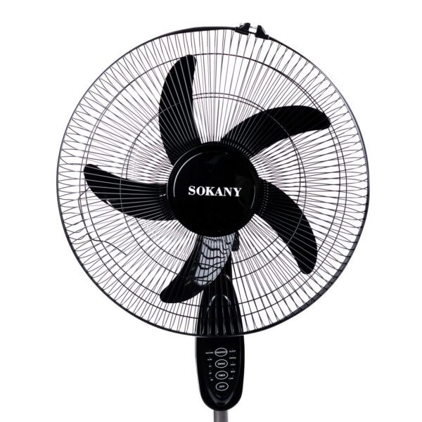 Вентилятор підлоговий Sokany Stand Fan 3 скорости 5 металевих лопастей підлоговий вентилятор_SK19009_Milantium_2