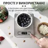Кухонні ваги електронні 5 кг Sokany кулінарні на батарейках 2AAA точні домашні харчові для їжі_ZD3SL_Milantium_4