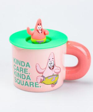 Чашка керамічна з кришкою "Патрік Стар" 400 мл Patrick Star_HP7216P_Milantium_1