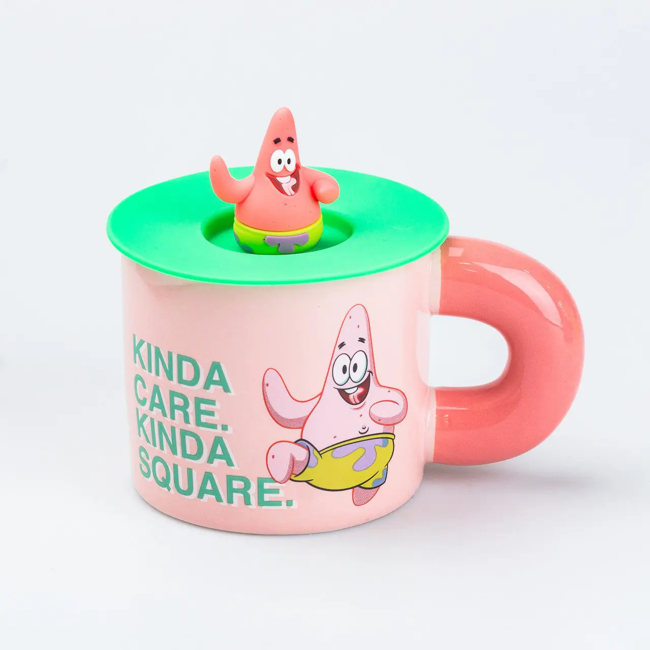 Чашка керамічна з кришкою “Патрік Стар” 400 мл Patrick Star – купити в Україні недорого