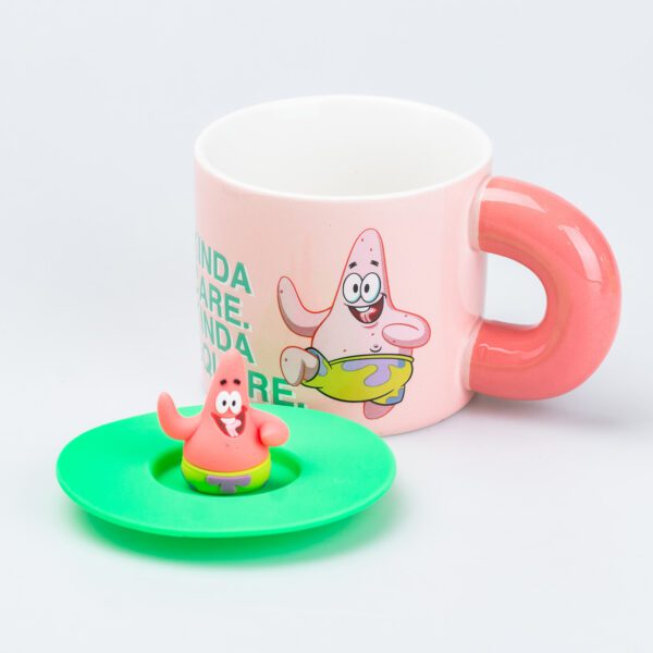 Чашка керамічна з кришкою "Патрік Стар" 400 мл Patrick Star_HP7216P_Milantium_2
