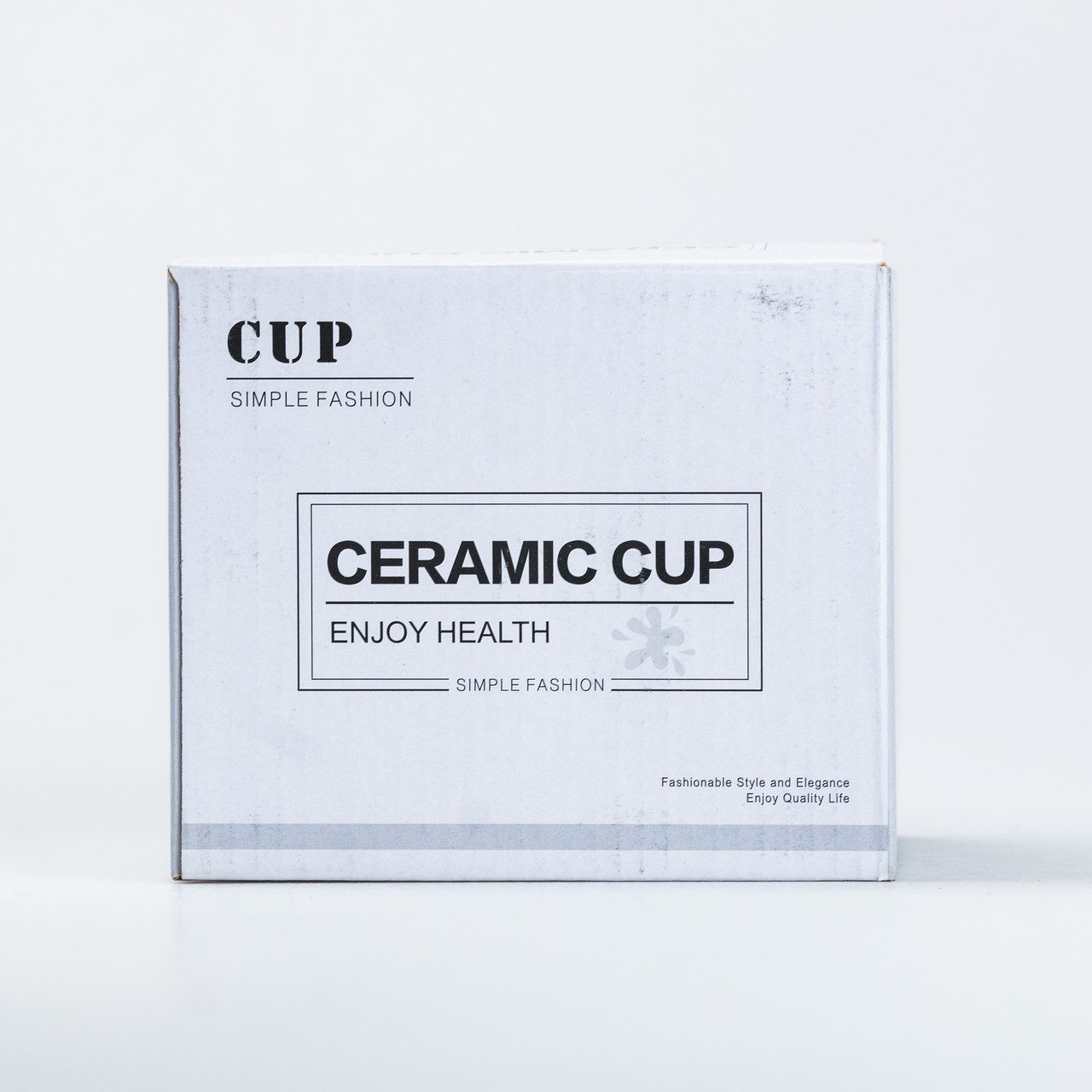 Чашка з бамбуковою кришкою та ложкою керамічна 350 мл Синій_HP7201LB_Milantium_4