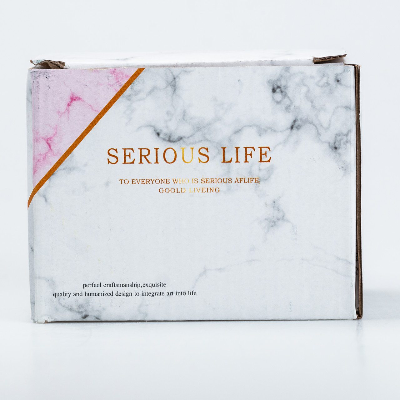 Чашка з ручкою у вигляді бантика керамічна 350 мл Рожева_HP7185P_Milantium_3