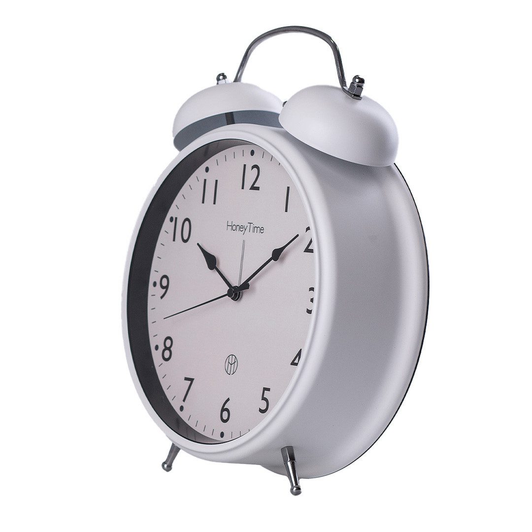 Годинник будильник на батарейці АА настільний годинник з будильником 20