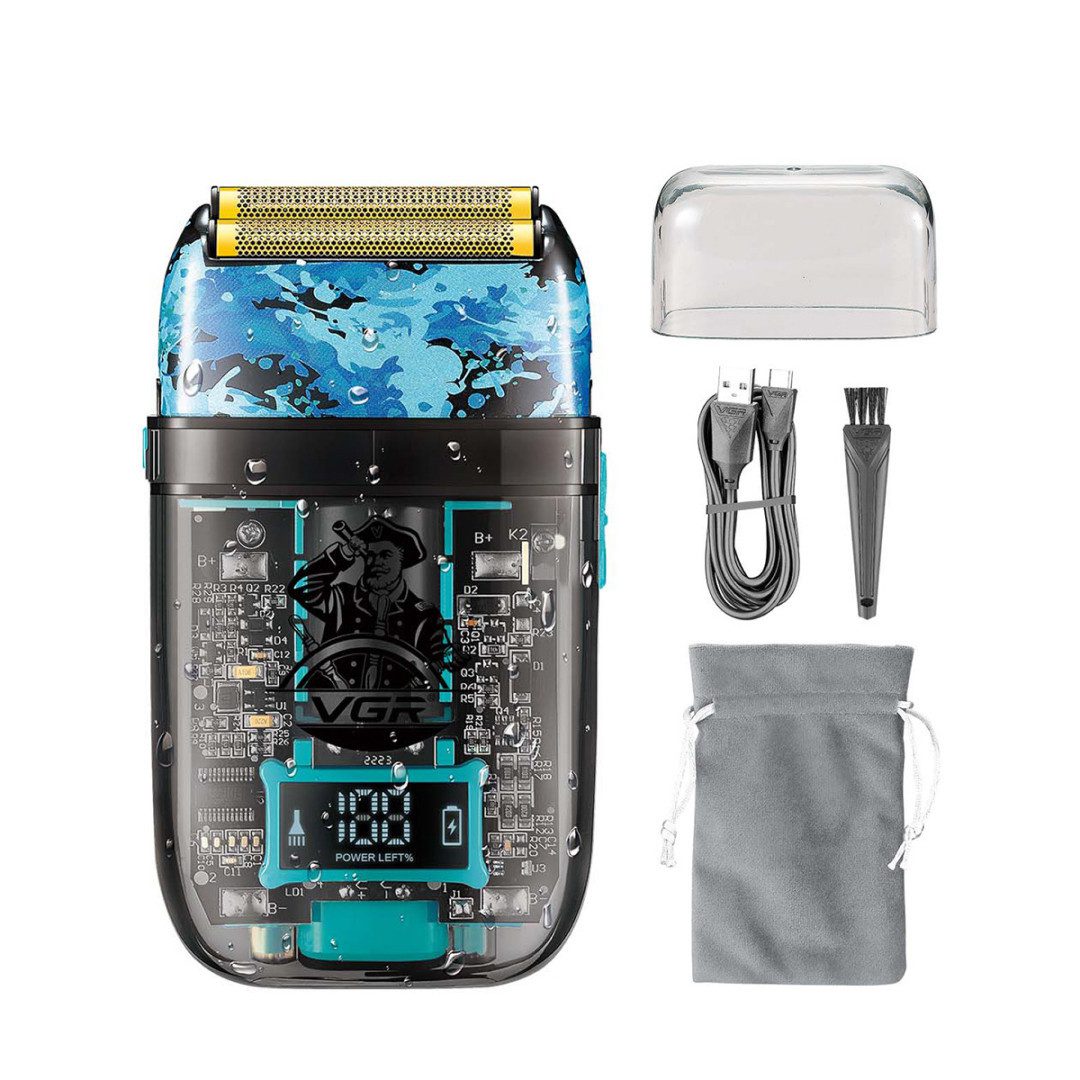 Бритва електрична чоловіча сіткова електробритва портативна бритва_V352BL_Milantium_2