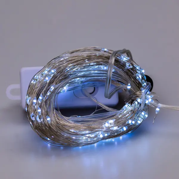 Гірлянда світлодіодна кінський хвіст GarlandoPro 200LED Роса 2м 10 ліній Білий 1733011W_1733011W_Milantium_7
