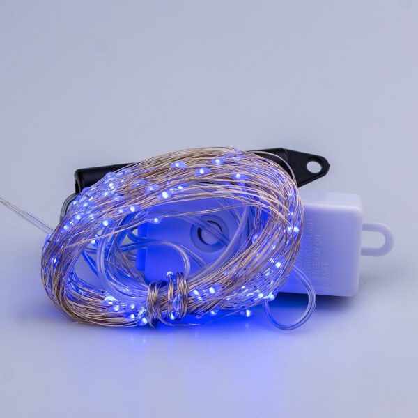 Гірлянда світлодіодна кінський хвіст GarlandoPro 200LED Роса 2м 10 ліній Синій 1733010BL_1733010BL_Milantium_7
