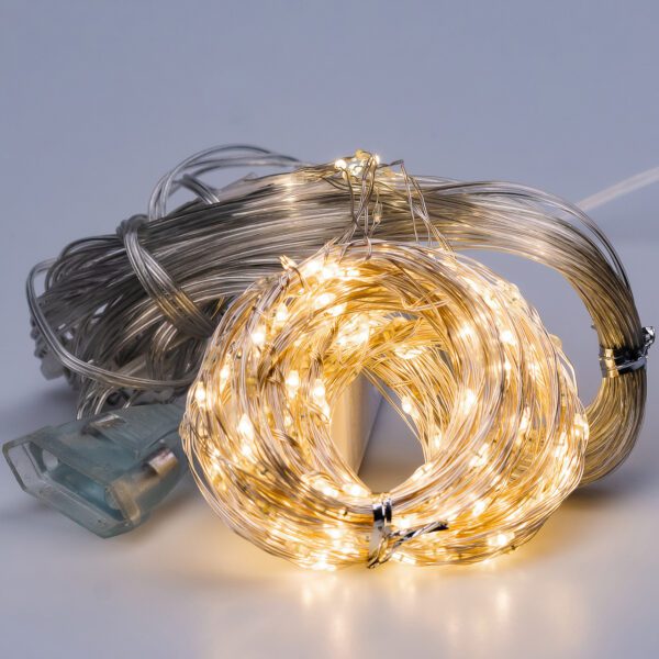 Гарланд светодиодный конной хвост garlandpro 600led росы 20 линий 8 режимів 3м кінський хвіст гірлянда Жовтий_1733016Y_Milantium_7