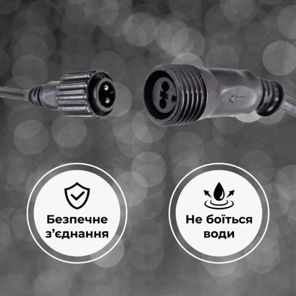Гірлянда вулична стрічка світлодіодна Дюралайт 480 LED 16м морозостійка прозорий дріт Білий DR20МW_DR20МW_Milantium_6