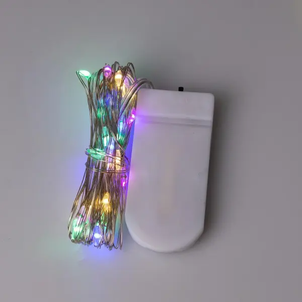 Гірлянда світлодіодна на батарейках GarlandoPro 30LED 3м мідний дріт гірлянди роса 1733017ML_1733017ML_Milantium_2
