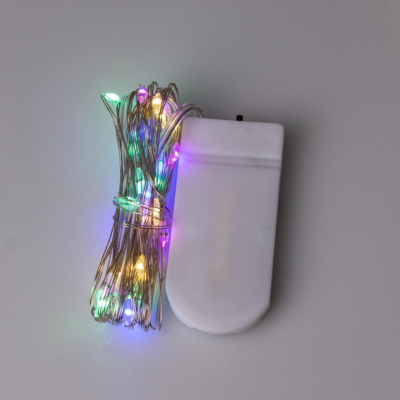 Гірлянда світлодіодна на батарейках GarlandoPro 30LED 3м мідний дріт гірлянди роса 1733017ML_1733017ML_Milantium_2