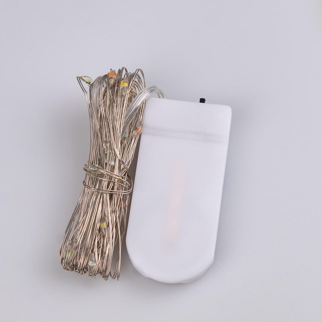 Гірлянда світлодіодна на батарейках GarlandoPro 30LED 3м мідний дріт гірлянди роса 1733017ML_1733017ML_Milantium_7