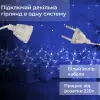 9 м сніжинка зірка на 145 LED лампочок світлодіодна 10 шт Синій 1733066BL_1733066BL_Milantium_1