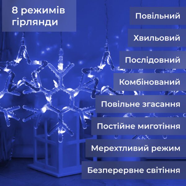 Гірлянда штора 3х0