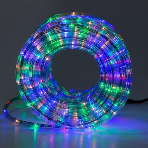 Гирлянда уличная светодиодная лента Дюралайт 240 LED 7м морозостійка прозорий дріт DR10МML_DR10МML_Milantium_7