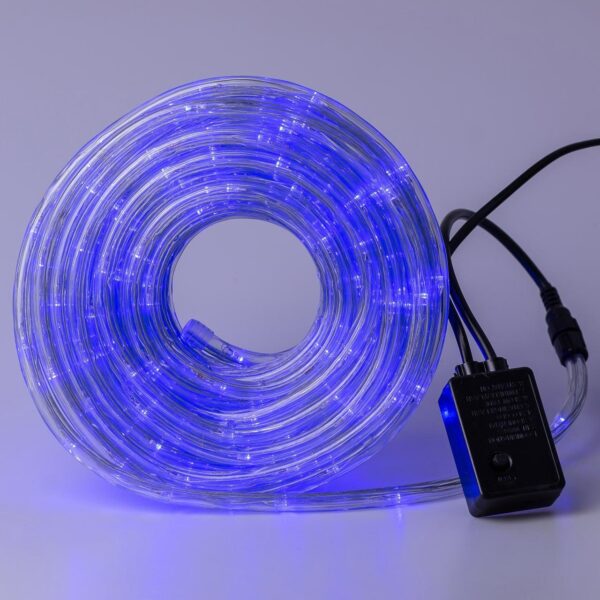 Гірлянда вулична стрічка світлодіодна Дюралайт 240 LED 7м морозостійка прозорий дріт Синій DR10МBL_DR10МBL_Milantium_6