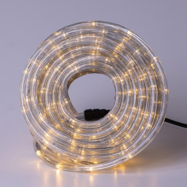 Гірлянда вулична стрічка світлодіодна Дюралайт 240 LED 7м морозостійка прозорий дріт Жовтий DR10МY_DR10МY_Milantium_6