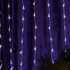 Гірлянда Водоспад 3х2 м 210 LED (480 L) лампочок світлодіодна прозорий дріт 10 ниток 8 режимів Білий 1733047W_1733047W_Milantium_7