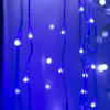 Гірлянда Водоспад 3х2 м 210 LED (480 L) лампочок світлодіодна прозорий дріт 10 ниток 8 режимів Синій_1733046BL_Milantium_7