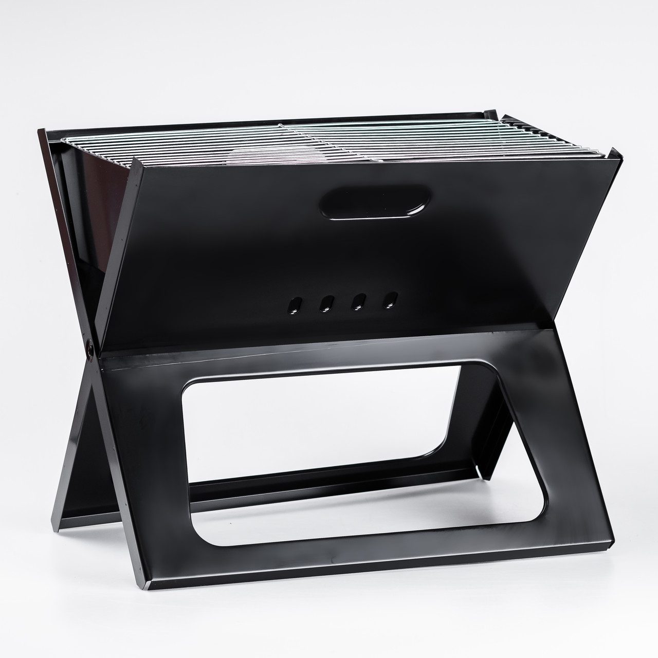 Складное барбекю барбекю с сеткой 44 × 29,5 × 36 (см) Мини-камер складывания портативной производной 1.0 (мм)_HP451M_Milantium_3
