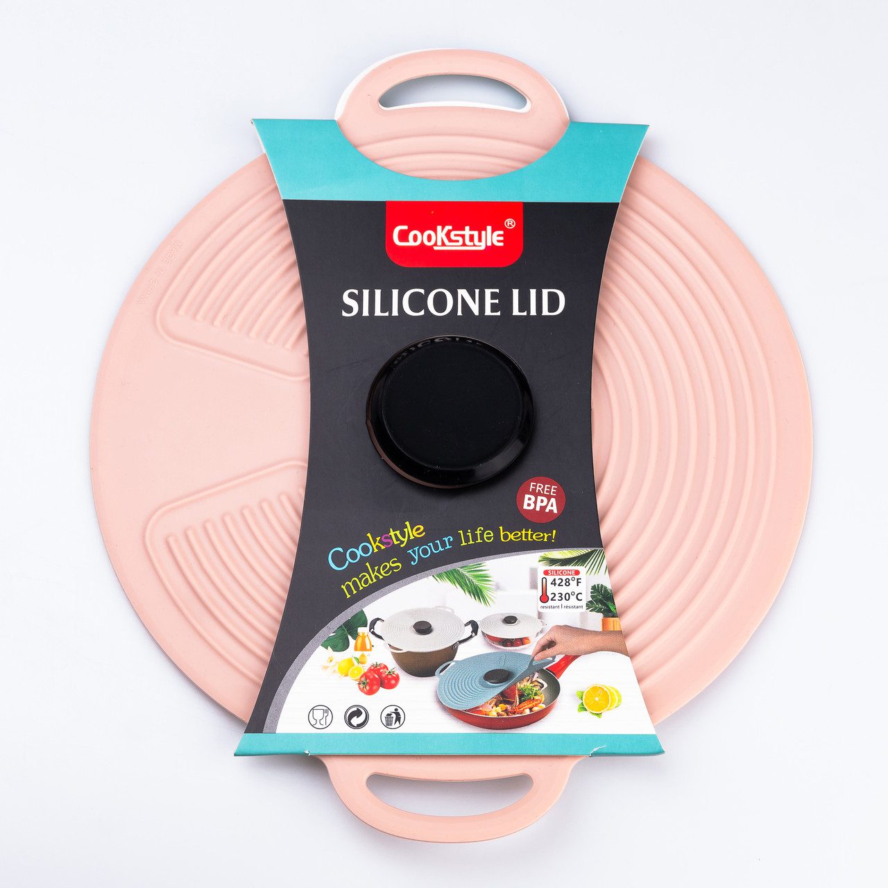 Многочисленная силиконовая крышка для сковороды с ручками 27 п 23 см_HP34541M_Milantium_6