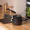 Набір ковшів Olina Granite 3 предмети чорний ківш_HP655_Milantium_1