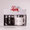 Набір керамічних чашок Mr & Mrs 450мл з кришкою 2 штуки чашки для кави_HPCYYDX1292_Milantium_1