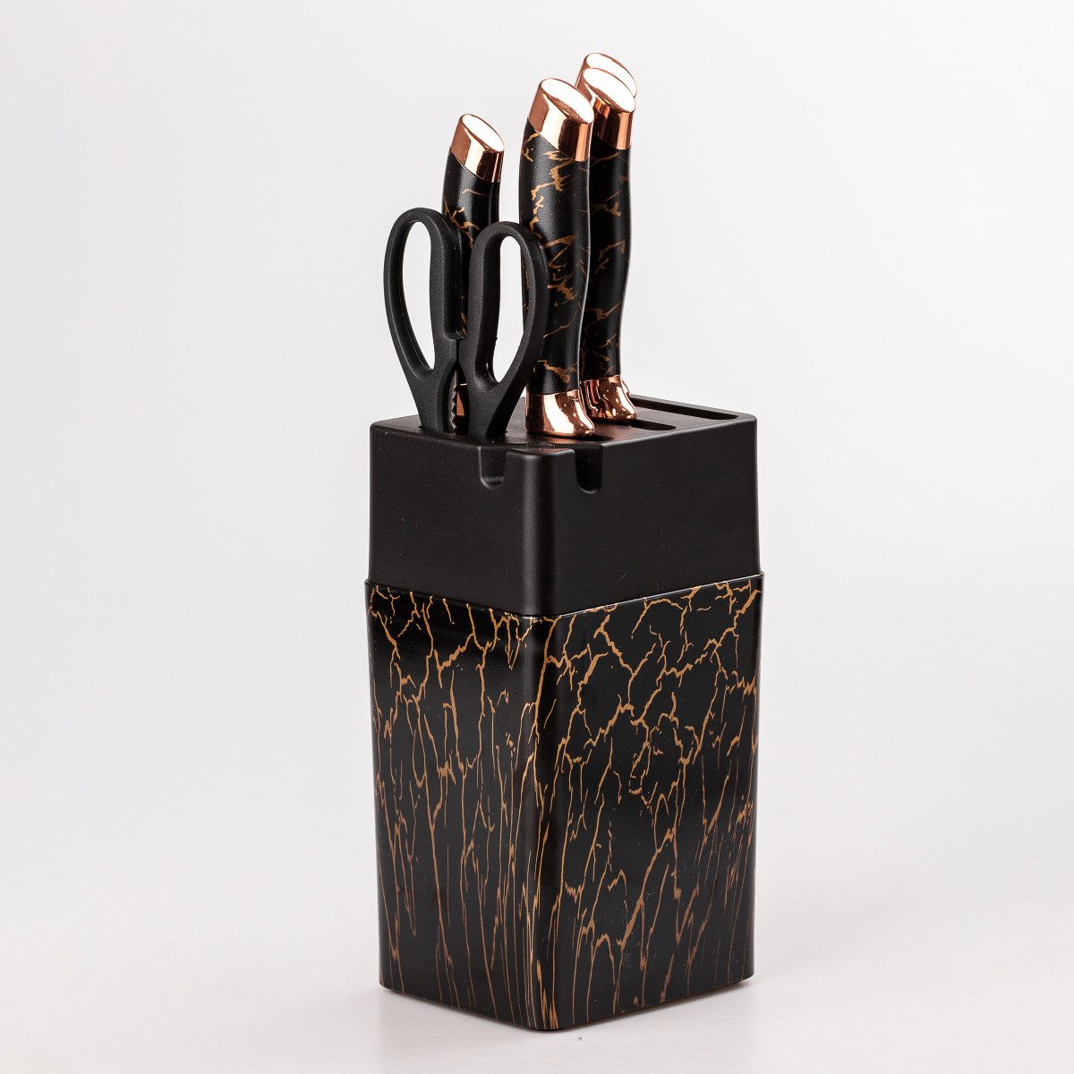 Набір кухонних ножів з нержавіючої сталі 6 предметів з ножицями_YRUR12_Milantium_3